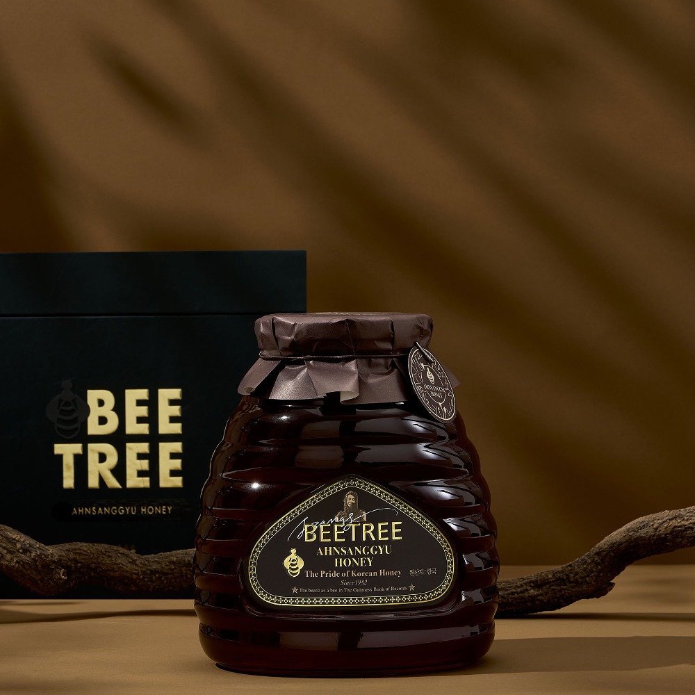 안상규벌꿀 밤나무 벌꿀 2.4kg 가정용 - 진한 색과 맛의 고급 꿀